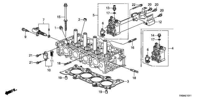 2013 Honda Civic Spool Valve (2.4L) Diagram