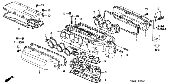 2003 Honda Pilot Intake Manifold Diagram