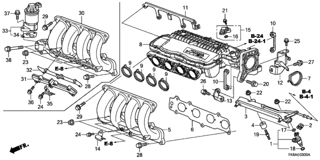2013 Honda Fit Intake Manifold Diagram