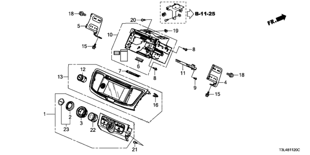 2015 Honda Accord Hdd Assy. Diagram for 39543-T2A-A93