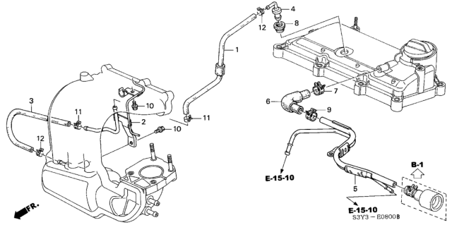 2000 Honda Insight Breather Tube Diagram