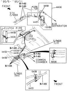 1995 Honda Passport Joint, Hose Canister (Two-Way) Diagram for 8-94404-119-0
