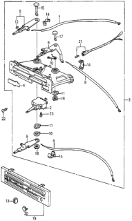 1982 Honda Prelude Heater Lever Diagram