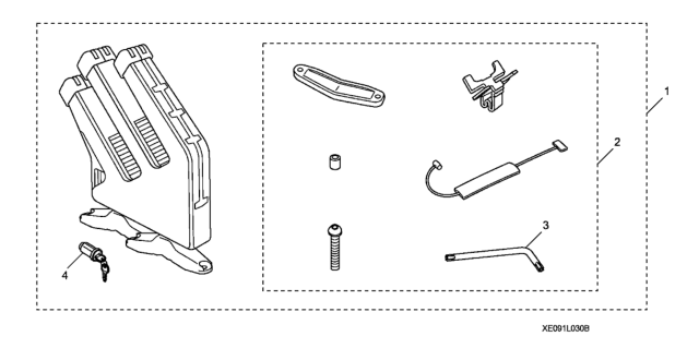 2015 Honda Odyssey Snowboard Attachment Diagram