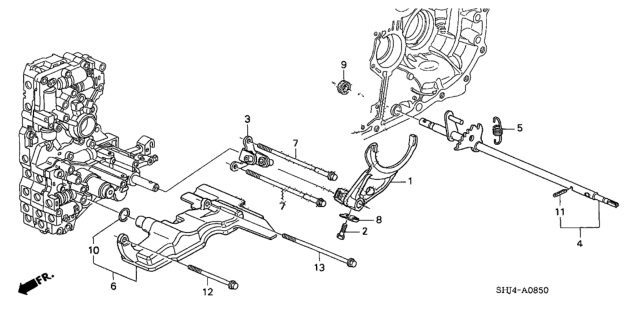2005 Honda Odyssey Strainer Assembly (Atf) Diagram for 25420-PGH-003