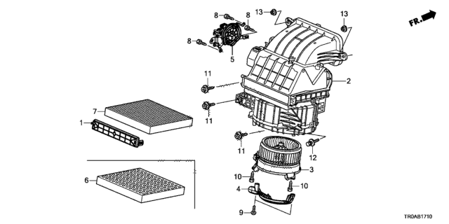 2013 Honda Civic Heater Blower Diagram