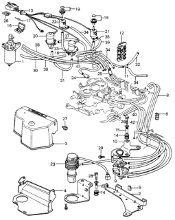 1980 Honda Civic Rubber, Control Box Mounting Diagram for 18724-PA6-680