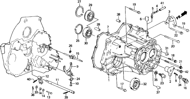 1988 Honda Civic Joint, Breather Diagram for 21396-PE9-810