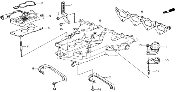 1988 Honda Accord Intake Manifold Diagram