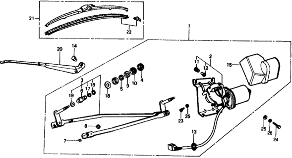 1975 Honda Civic Washer, Cup Diagram for 38446-579-004