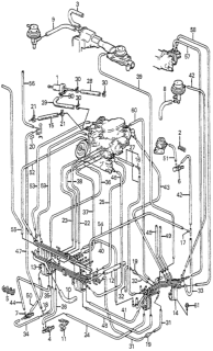 1985 Honda Accord Pipe Assy. B, Install Diagram for 17450-PD2-663
