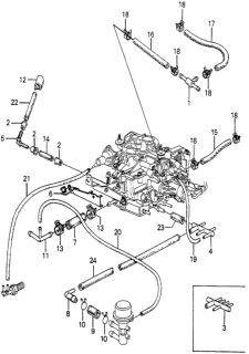 1981 Honda Prelude Fuel Tubing Diagram