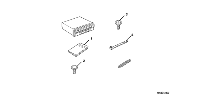 2005 Honda Accord In-Dash Cd Changer (6-Dash) Diagram