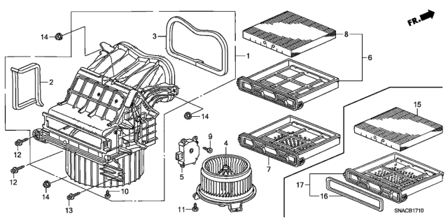 2011 Honda Civic Heater Blower Diagram