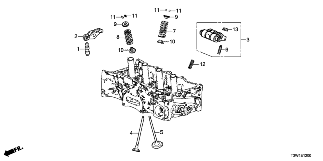 2014 Honda Accord Hybrid Motion, Lost Diagram for 14820-5K0-A01