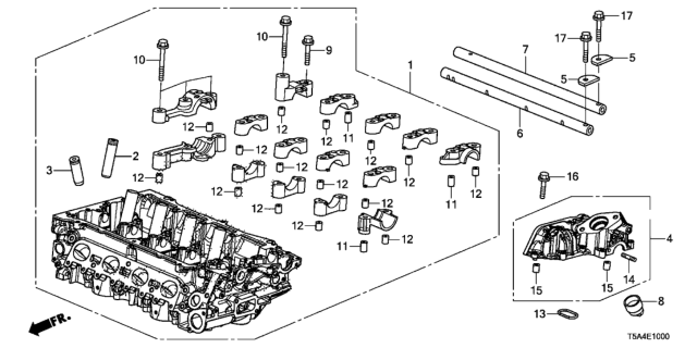2017 Honda Fit Base Comp,Fuel H Diagram for 12270-5R1-000