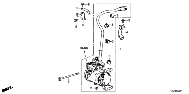2014 Honda Accord Compressor Assy. Diagram for 38800-5K0-A71
