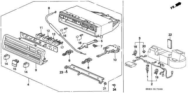 1995 Honda Civic Heater Control Diagram