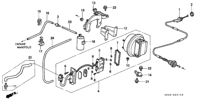 1996 Honda Civic Support, Wire Diagram for 36612-P2F-A00