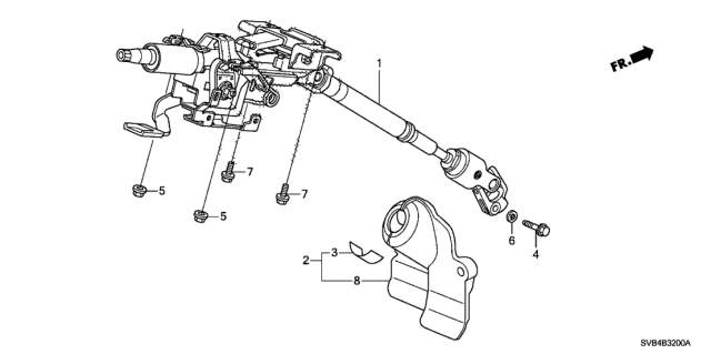 2010 Honda Civic Steering Column Diagram