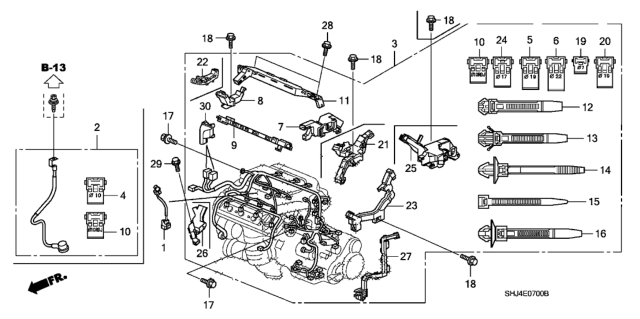 2007 Honda Odyssey Engine Wire Harness Diagram