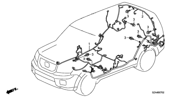 2011 Honda Pilot Wire Harness Diagram 3
