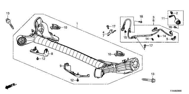 2021 Honda HR-V Rubber, Rear Spring Mounting (Lower) Diagram for 52748-T5A-000