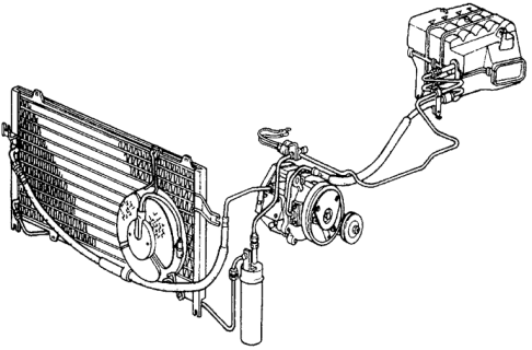 1986 Honda Civic Air Conditioner Diagram