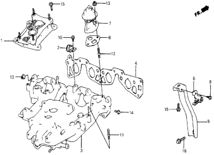 1985 Honda Civic Intake Manifold Diagram
