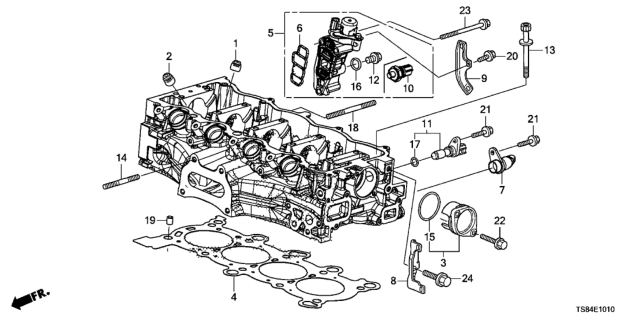 2012 Honda Civic Spool Valve (1.8L) Diagram