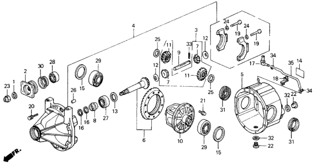 1988 Honda Civic Bolt B, Special (10MM) Diagram for 90018-PH8-000