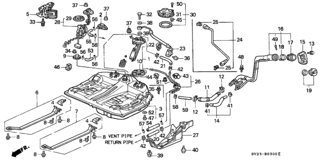 1997 Honda Accord Fuel Tank Diagram 1