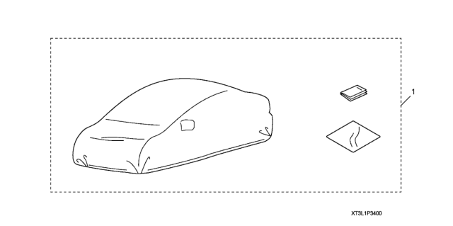 2013 Honda Accord Car Cover Diagram