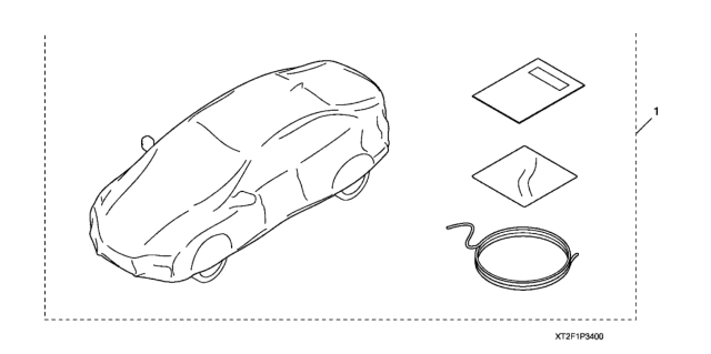 2016 Honda Accord Car Cover Diagram