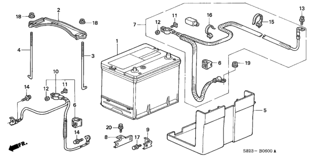 1998 Honda Accord Battery Diagram