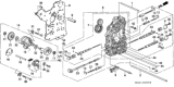 Diagram for Honda Del Sol Valve Body - 27000-P24-A00