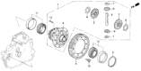 Diagram for 1993 Honda Prelude Differential - 41310-PX4-920