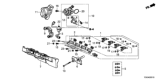 Diagram for Honda Fuel Injector - 16010-59B-315