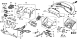 Diagram for Honda Civic Gauge Trim - 77205-SNA-A02ZC
