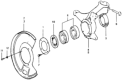 Diagram for Honda Prelude Wheel Bearing - 91051-692-018