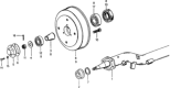 Diagram for Honda Civic Brake Drum - 42600-663-020