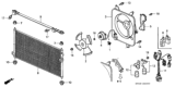 Diagram for Honda Accord Cooling Fan Assembly - 38611-PT2-J02