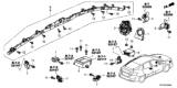 Diagram for Honda Clock Spring - 77900-TBA-A12
