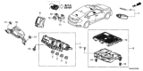 Diagram for Honda Fuse Box - 38200-TBA-A21