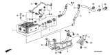 Diagram for 2012 Honda Odyssey Canister Purge Valve - 17311-SWA-A01