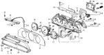 Diagram for Honda Accord Instrument Cluster - 78130-SE3-023