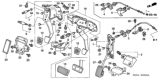 Diagram for Honda CR-Z Brake Light Switch - 36750-SJA-013