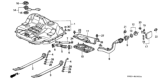 Diagram for 1990 Honda CRX Fuel Level Sensor - 37800-SH2-A02