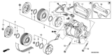 Diagram for Honda A/C Compressor - 38810-PNB-006