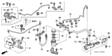 Diagram for Honda Clutch Master Cylinder - 46920-S7A-A05